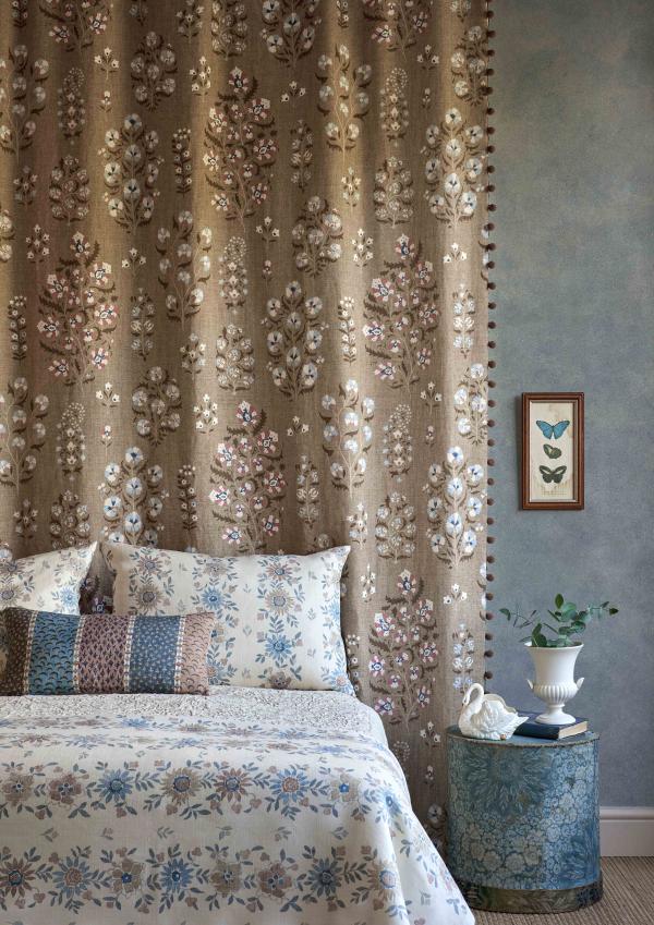 FREYA Cornflower, LARA Blue Almond, ASHA STRIPE Blue Almond