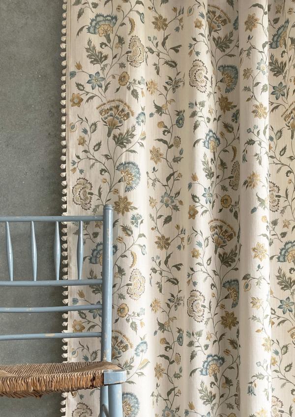 VICTORIA Teal Ochre
