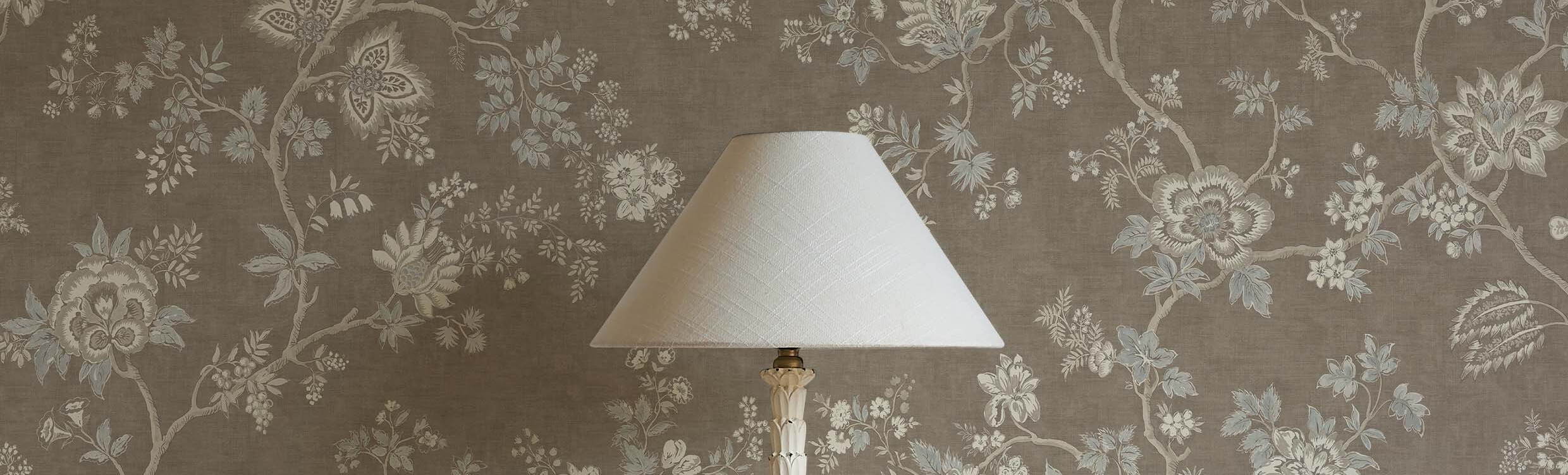 <p>Indienne design, Casement colour, fabric and wallpaper.</p>
