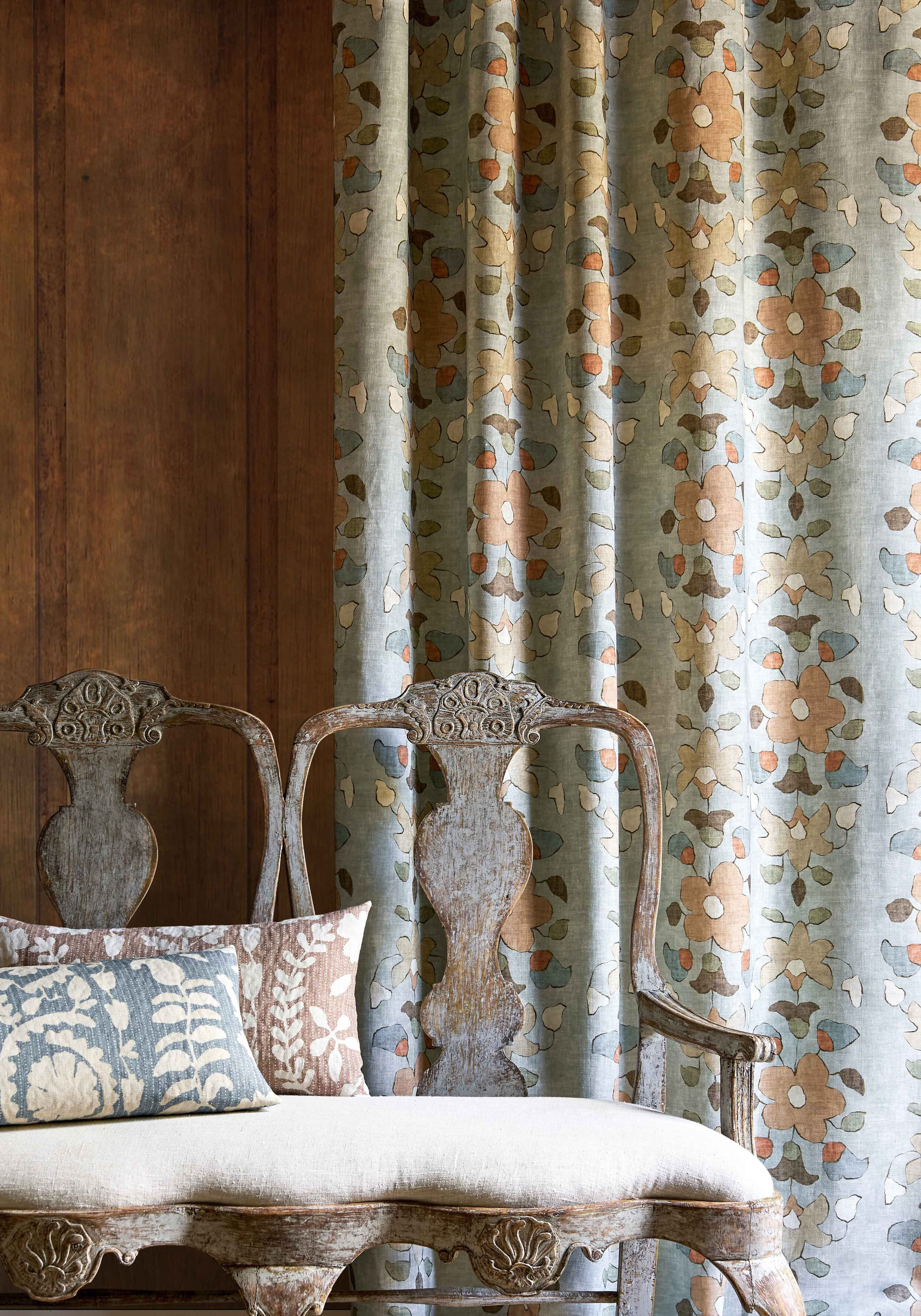 lewis and wood chamba curtain in living room