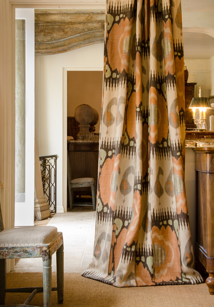 Kimono curtain in hallway, lewis and wood